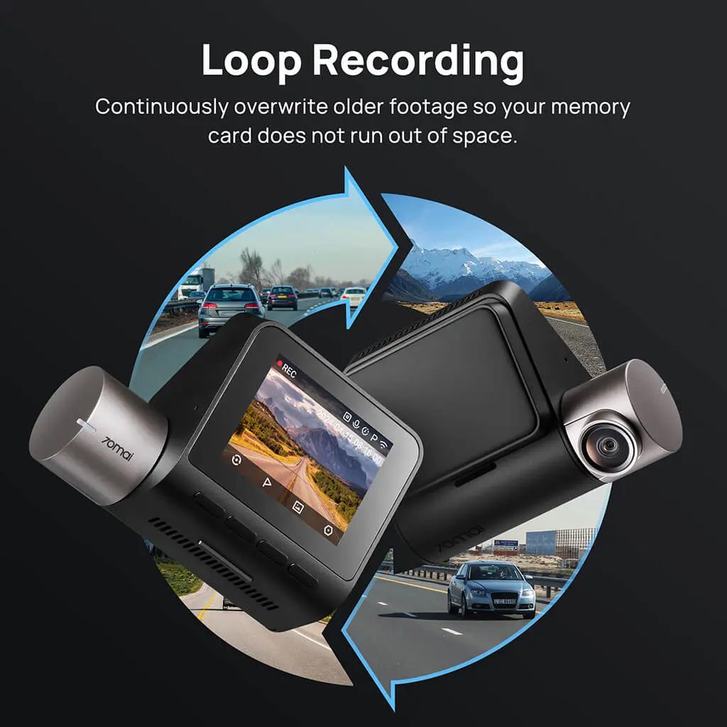 70mai_Dashcam_A510_-_loop_recording