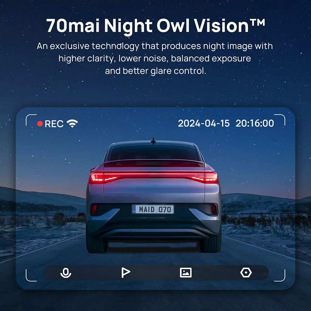 70mai_Dashcam_A510_-_night_vision