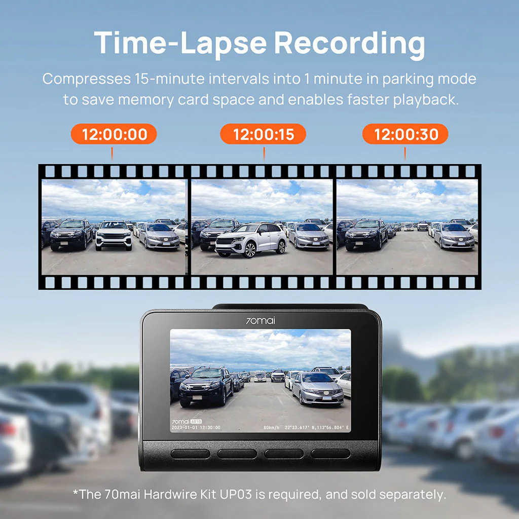 70mai_Dashcam_A810_-_time-lapse-recording
